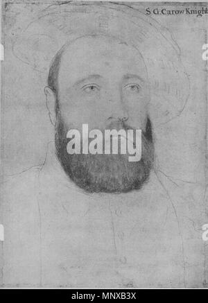 Sir Carew, Admiral in the Royal Navy under King Henry VIII, died