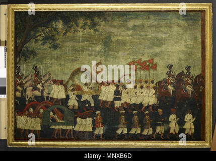 Sir John Dalling and fellow officers in procession Stock Photo Alamy