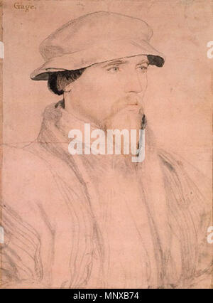 Sir John Gage, By Hans Holbein The Younger Stock Photo - Alamy