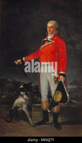 .  English: Portrait of Don Tadeo Bravo de Rivero . 1806.   1157 Tadeo Bravo de Rivero by Goya Stock Photo