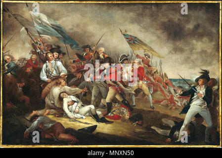 Bunker Hill, Death of General Warren, 1775 Stock Photo - Alamy