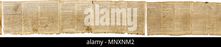 The Great Isaiah Scroll MS A (1QIsa)   1st century BCE.   1174 The Great Isaiah Scroll MS A (1QIsa) - Google Art Project-x2-y0 Stock Photo