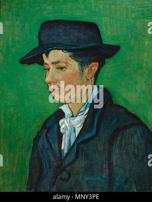 Portrait of Armand Roulin  November 1888.   1223 Vincent Willem van Gogh 087 Stock Photo