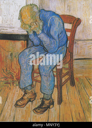 Sorrowing old man ('At Eternity's Gate')   Saint-Rémy, May 1890.   1224 Van Gogh - Trauernder alter Mann