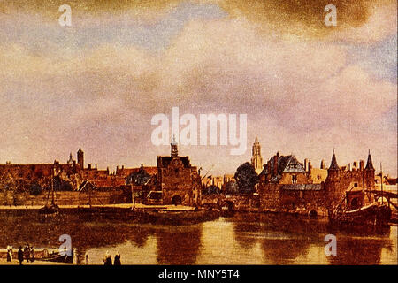 . View of Delft . TBD, will be updated.    Johannes Vermeer  (1632–1675)      Alternative names Johannes van der Meer, Jan Vermeer, Jan Vermeer van Delft, Johannes Reyniersz. Vermeer  Description Dutch painter and art dealer  Date of birth/death 31 October 1632 (baptised) 15 December 1675 (buried)  Location of birth/death Delft Delft  Work period 1653–1675  Work location Delft (1653 - 1675)  Authority control  : Q41264 VIAF: 51961439 ISNI: 0000 0001 0901 268X ULAN: 500032927 LCCN: n79006488 NLA: 35580238 WorldCat 1234 View of Delft - Jan Vermeer van Delft Stock Photo