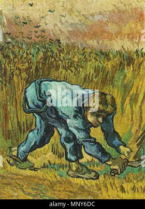 Vincent van Gogh, Reaper with Sickle (after Millet). 1889. Post ...