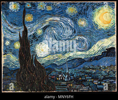 Van Gogh's 'Starry Night' on display at the Museum of Modern Art, New ...