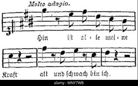 . Deutsch: Wurzbach, Volume 8, Artikel Joseph Haydn . 18 June 2013, 17:35:58. Wurzbach 1245 Volume8Page137 Stock Photo