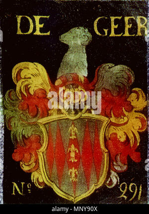 Wappen De Geer 17Jh B002 Stock Photo - Alamy
