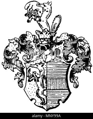 1251 Wappen der Freiherren von Waldstätten von 1834 Stock Photo - Alamy