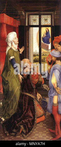 The Exhumation of Saint Hubert by Netherlandish painter Rogier van der ...