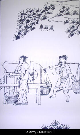 The ancient Chinese farming tools Stock Photo - Alamy