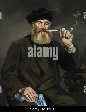 1289 Édouard Manet - Le fumeur Stock Photo