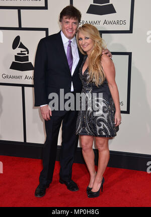 Lee Ann Womack, Frank Liddell at the 58th Grammy's Awards 2016 at the Staple Center in Los Angeles. February 15, 2016.Lee Ann Womack, Frank Liddell ------------- Red Carpet Event, Vertical, USA, Film Industry, Celebrities,  Photography, Bestof, Arts Culture and Entertainment, Topix Celebrities fashion /  Vertical, Best of, Event in Hollywood Life - California,  Red Carpet and backstage, USA, Film Industry, Celebrities,  movie celebrities, TV celebrities, Music celebrities, Photography, Bestof, Arts Culture and Entertainment,  Topix, vertical,  family from from the year , 2016, inquiry tsuni@Ga Stock Photo