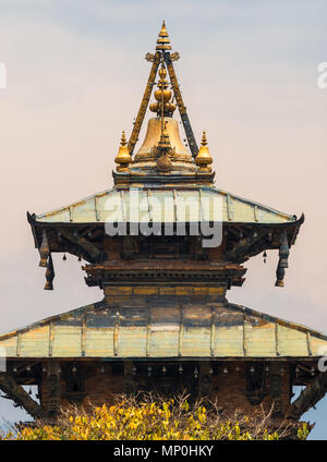 Detail Taleju Temple, Durbar Square in Kathmandu, Nepal Stock Photo