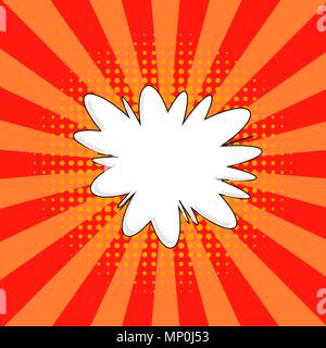 Comics Book Background. Colorful Halftone Pattern Stock Vector