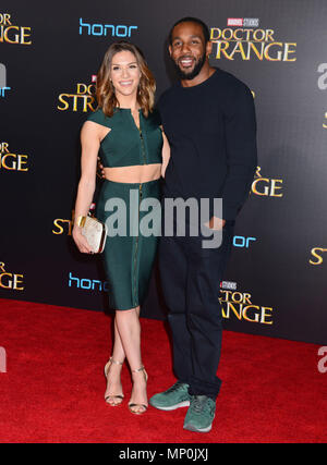 Stephen 'Twitch' Boss, Allison Holker at the Doctor Strange premiere at the El Capitan and TCL Chinese Theatre in Los Angeles. October 20, 2016.Stephen 'Twitch' Boss, Allison Holker ------------- Red Carpet Event, Vertical, USA, Film Industry, Celebrities,  Photography, Bestof, Arts Culture and Entertainment, Topix Celebrities fashion /  Vertical, Best of, Event in Hollywood Life - California,  Red Carpet and backstage, USA, Film Industry, Celebrities,  movie celebrities, TV celebrities, Music celebrities, Photography, Bestof, Arts Culture and Entertainment,  Topix, vertical,  family from from Stock Photo