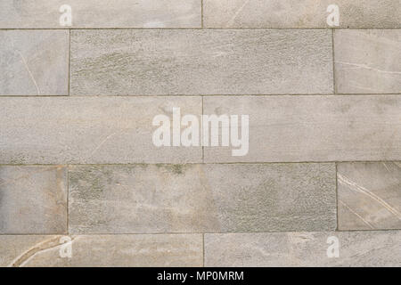 Weathered Limestone Block Wall Background Stock Photo