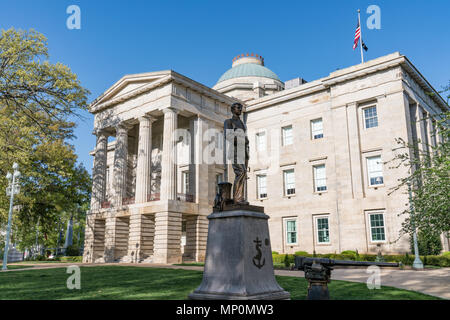 North Carolina Capitol Building in Raleigh Stock Photo