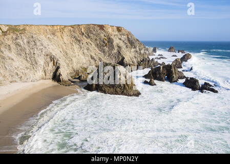 Cliffs along Point Reyes National Seashore Stock Photo