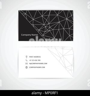 Engineering business card. Engineering drawings. vector illustration. Stock Vector