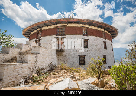 Fortress in Paro Bhutan Stock Photo