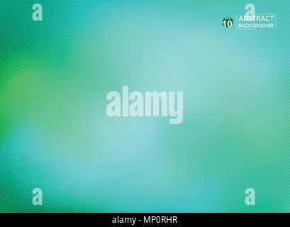 Art of abstraction smooth gradient soft green on soft stripes line of diagonal patterns background. Vector illustration eps10 Stock Vector