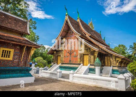 Wat Xiengthong in Luang Prabang Laos Stock Photo