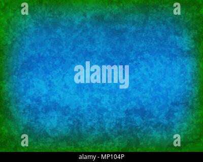 abstract vector grunge background - green and blue Stock Vector