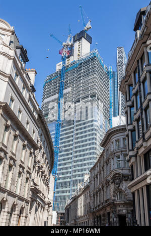 22 Bishopsgate building under construction in London Stock Photo