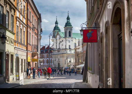 WARSAW, POLAND - APRIL 28, 2018: Church of the Holy Spirit in Warsaw Stock Photo