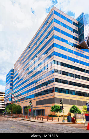 International monetary fund building, Washington D.C., USA. It was renamed after Herbert Hoover who was Secretary of Commerce and later President. Stock Photo