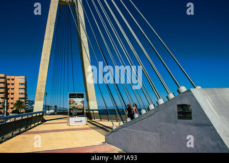 Bridge. Bridge over the river ¨Fuengirola¨ in Fuengirola. Malaga province, Andalusia, Spain. Picture taken – 15 may 2018. Stock Photo