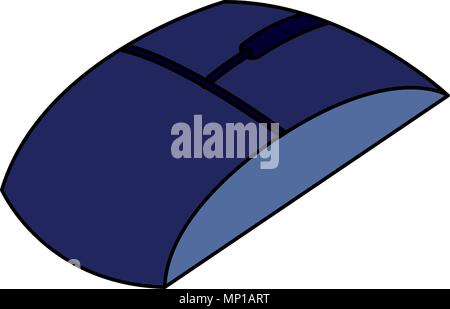 computer mouse isometric icon Stock Vector