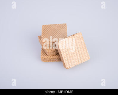 wafer or wafer biscuit on the background Stock Photo