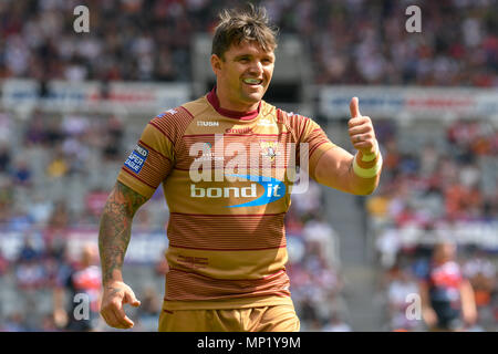 Newcastle, UK. 20th May 2018. Betfred Super League Magic Weekend, Wakefield Trinity v Huddersfield Giants; Danny Brough of Huddersfield Giants Credit: News Images /Alamy Live News Stock Photo