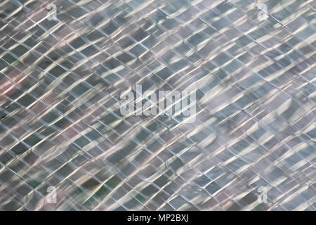 Blur mirror reflection background from glass mosaic tile Stock Photo