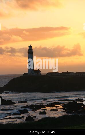 Pigeon Point Lighthouse, Caifornia. Stock Photo