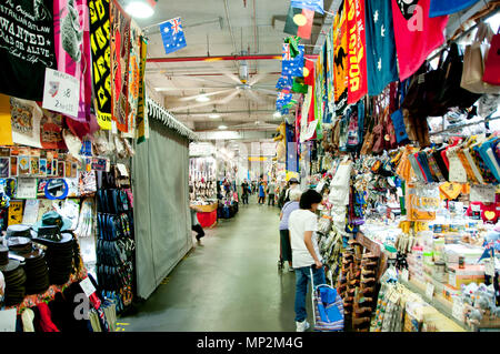 SYDNEY, AUSTRALIA - April 6, 2018: Famous Paddy's Market specializing in imported clothes & giftware Stock Photo