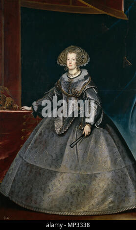 Maria of Austria Español: María de Austria, reina de Hungría   c. 1635.   835 Luycks-maria reina de hungria-prado