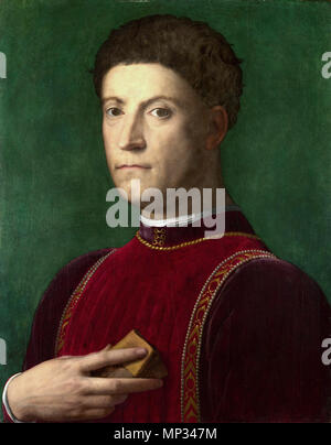 Portrait of Piero de' Medici ('The Gouty')   Piero de' Medici   1550-70, artwork is well over 100 years old..   986 Piero di Cosimo de' Medici Stock Photo