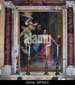 . The Annunciation . before 1630. Ottavio Lioni (1586-1630) 1090 San Eustachio 012 Stock Photo