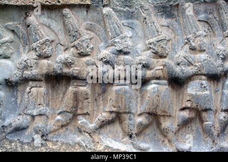 Hittite Bas-Relief or Stone Carving of Two-Headed Eagle, Alaca Höyük or ...