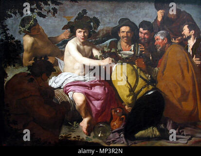 820 Los borrachos o el triunfo de Baco 1629 Velázquez Stock Photo