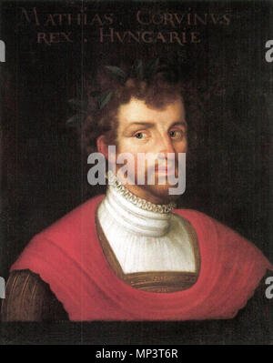 Portrait of Mátyás Hunyadi   18th century?.   1020 Portrait of Matthias Corvinus Stock Photo