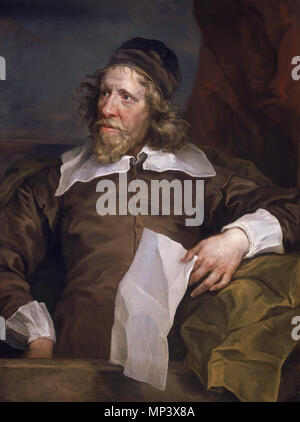Inigo Jones (1573-1652)  *91.5 x 71 cm  *1757-1758   Portrait of Inigo Jones, English Architect    .   1022 PortraitInigoJones Stock Photo