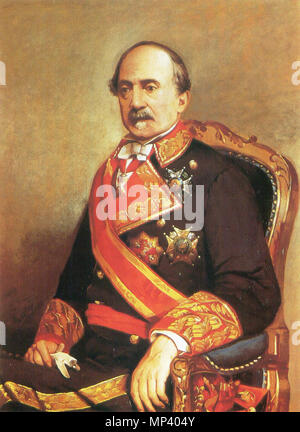 850 Manuel Gutiérrez de la Concha, marqués del Duero (Palacio del Senado de España) Stock Photo