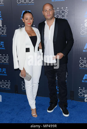 Melanie Brown and husband Stephen Belafonte 089 at the Broadcast Television Journalists Association 5th annual Critics Choice Television awards hat the Beverly Hilton Hotel. May 31, 2015Melanie Brown and husband Stephen Belafonte 089 ------------- Red Carpet Event, Vertical, USA, Film Industry, Celebrities,  Photography, Bestof, Arts Culture and Entertainment, Topix Celebrities fashion /  Vertical, Best of, Event in Hollywood Life - California,  Red Carpet and backstage, USA, Film Industry, Celebrities,  movie celebrities, TV celebrities, Music celebrities, Photography, Bestof, Arts Culture an Stock Photo