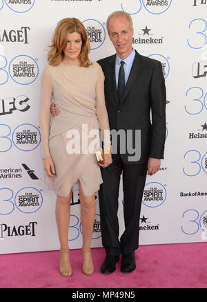 Rene Russo, Dan Gilroy 072 at the 2015 Film Independent Spirit Awards on the Santa Monica Beach in Los Angeles.Rene Russo, Dan Gilroy 072 ------------- Red Carpet Event, Vertical, USA, Film Industry, Celebrities,  Photography, Bestof, Arts Culture and Entertainment, Topix Celebrities fashion /  Vertical, Best of, Event in Hollywood Life - California,  Red Carpet and backstage, USA, Film Industry, Celebrities,  movie celebrities, TV celebrities, Music celebrities, Photography, Bestof, Arts Culture and Entertainment,  Topix, vertical,  family from from the year , 2015, inquiry tsuni@Gamma-USA.co Stock Photo