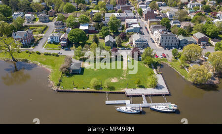 The Village of Athens, Upstate New York State, USA Stock Photo